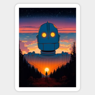 The Iron Giant Forest Sticker